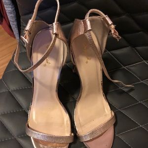 Rose gold heels